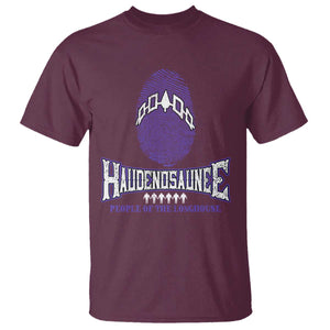 Proud Haudenosaunee Native American T Shirt Iroquois People Of The Longhouse TS11 Maroon Print Your Wear