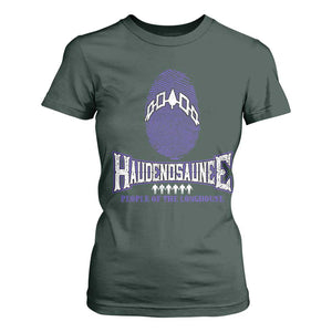 Proud Haudenosaunee Native American T Shirt For Women Iroquois People Of The Longhouse TS11 Dark Forest Green Print Your Wear