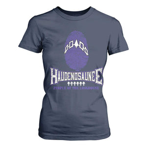 Proud Haudenosaunee Native American T Shirt For Women Iroquois People Of The Longhouse TS11 Navy Print Your Wear
