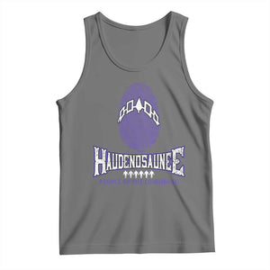 Proud Haudenosaunee Native American Tank Top Iroquois People Of The Longhouse TS11 Black Heather Print Your Wear