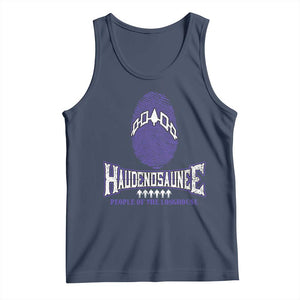 Proud Haudenosaunee Native American Tank Top Iroquois People Of The Longhouse TS11 Navy Print Your Wear