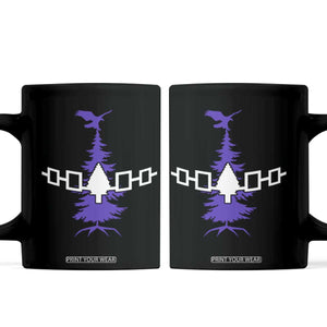 Iroquois Flag Haudenosaunee Iroquoian Native American Tribe Tree of Life Coffee Mug TS11 Black Print Your Wear