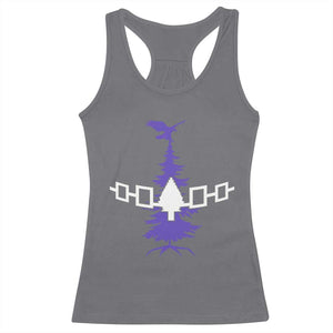 Iroquois Flag Haudenosaunee Iroquoian Native American Tribe Tree of Life Racerback Tank Top TS11 Charcoal Print Your Wear