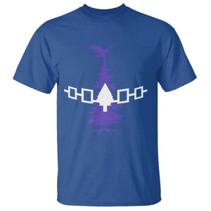 Iroquois Flag Haudenosaunee Iroquoian Native American Tribe Tree of Life T Shirt TS11 Royal Blue Print Your Wear