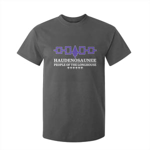 Proud Haudenosaunee T Shirt For Kid Iroquois Flag People Of The Longhouse TS11 Dark Heather Print Your Wear