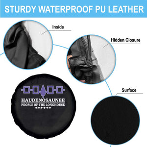 Proud Haudenosaunee Spare Tire Cover Iroquois Flag People Of The Longhouse TS11 Print Your Wear