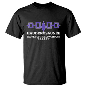 Proud Haudenosaunee T Shirt Iroquois Flag People Of The Longhouse TS11 Black Print Your Wear