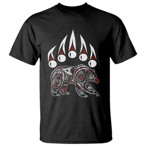 Native American Alaska Grizzly Bear Claw Indian Pride T Shirt TS11 Black Print Your Wear