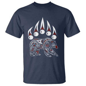 Native American Alaska Grizzly Bear Claw Indian Pride T Shirt TS11 Navy Print Your Wear