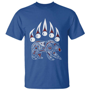 Native American Alaska Grizzly Bear Claw Indian Pride T Shirt TS11 Royal Blue Print Your Wear