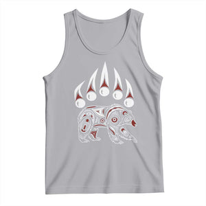 Native American Alaska Grizzly Bear Claw Indian Pride Tank Top TS11 Athletic Heather Print Your Wear