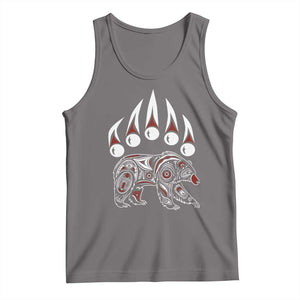 Native American Alaska Grizzly Bear Claw Indian Pride Tank Top TS11 Deep Heather Print Your Wear