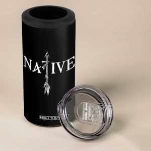Native American Indian Tomahawk Indigenous Pride 4 in 1 Can Cooler Tumbler TS11 Print Your Wear