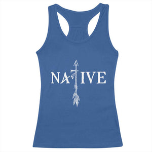 Native American Indian Tomahawk Indigenous Pride Racerback Tank Top TS11 Royal Blue Print Your Wear