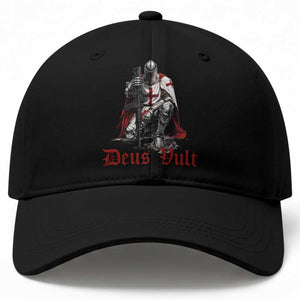 Deus Vult Knights Templar Gun Lover Baseball Cap Crusader Cross Soldier of Christ