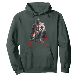 Deus Vult Knights Templar Gun Lover Hoodie Crusader Cross Soldier of Christ