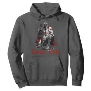 Deus Vult Knights Templar Gun Lover Hoodie Crusader Cross Soldier of Christ