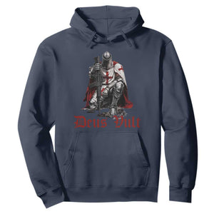 Deus Vult Knights Templar Gun Lover Hoodie Crusader Cross Soldier of Christ