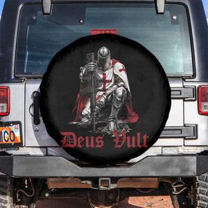 Deus Vult Knights Templar Gun Lover Spare Tire Cover Crusader Cross Soldier of Christ