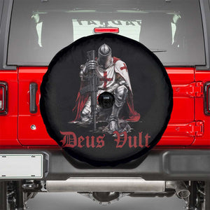 Deus Vult Knights Templar Gun Lover Spare Tire Cover Crusader Cross Soldier of Christ