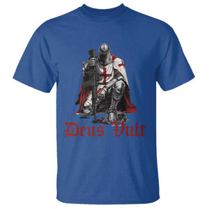 Deus Vult Knights Templar Gun Lover T Shirt Crusader Cross Soldier of Christ