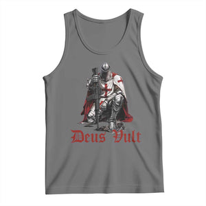 Deus Vult Knights Templar Gun Lover Tank Top Crusader Cross Soldier of Christ