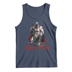 Deus Vult Knights Templar Gun Lover Tank Top Crusader Cross Soldier of Christ
