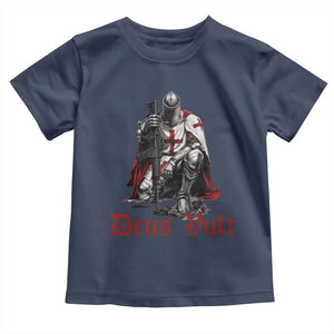 Deus Vult Knights Templar Gun Lover Toddler T Shirt Crusader Cross Soldier of Christ