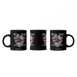 Deus Vult Knights Templar Coffee Mug He Trains My Hands For War And My Fingers For Battle