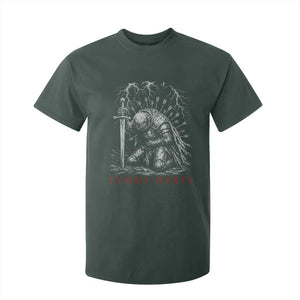 Tummy Hurts Funny Medieval Knight Dark Fantasy Humor T Shirt For Kid