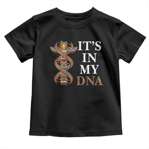 Native American Toddler T Shirt It's In My DNA Totem Indigenous USA TS11 Black Print Your Wear