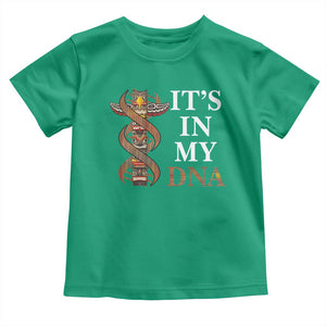 Native American Toddler T Shirt It's In My DNA Totem Indigenous USA TS11 Irish Green Print Your Wear