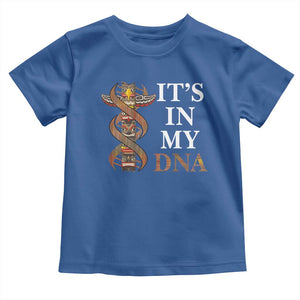 Native American Toddler T Shirt It's In My DNA Totem Indigenous USA TS11 Royal Blue Print Your Wear