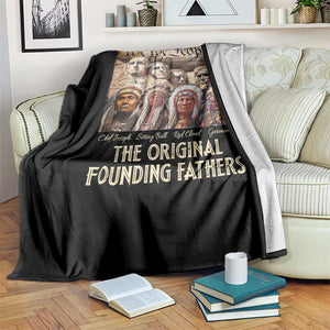 Native American Throw Blanket The Original Founding Fathers We The People Indian Tribe Chief TS11 Print Your Wear