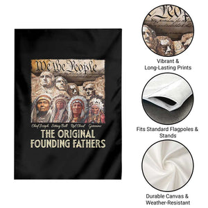Native American Garden Flag The Original Founding Fathers We The People Indian Tribe Chief TS11 Print Your Wear