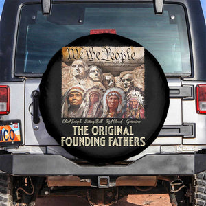 Native American Spare Tire Cover The Original Founding Fathers We The People Indian Tribe Chief TS11 No hole Black Print Your Wear