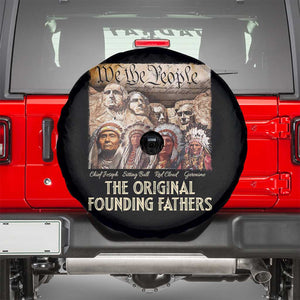 Native American Spare Tire Cover The Original Founding Fathers We The People Indian Tribe Chief TS11 Black Print Your Wear