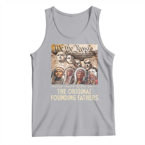 Native American Tank Top The Original Founding Fathers We The People Indian Tribe Chief TS11 Athletic Heather Print Your Wear