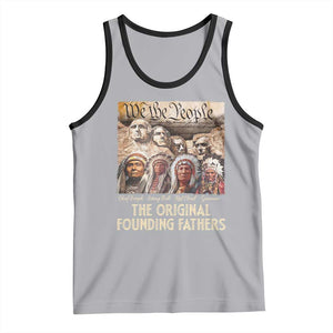 Native American Tank Top The Original Founding Fathers We The People Indian Tribe Chief TS11 Athletic Heather Black Print Your Wear