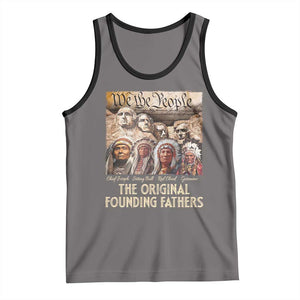 Native American Tank Top The Original Founding Fathers We The People Indian Tribe Chief TS11 Deep Heather Black Print Your Wear