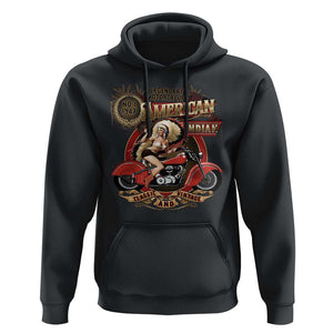 Native American Rider Hoodie American Indian Legendary Motorcycle Vintage Pin Up Girl TS11 Black Print Your Wear