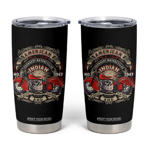 Native American Rider Tumbler Cup American Indian Legendary Motorcycle Vintage Biker TS11 Black Print Your Wear