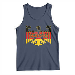 Proud Germany Tank Top Ich Bin Deutscher Bundesadler Coat of Arms TS11 Navy Print Your Wear