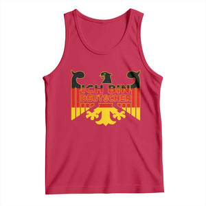 Proud Germany Tank Top Ich Bin Deutscher Bundesadler Coat of Arms TS11 Red Print Your Wear