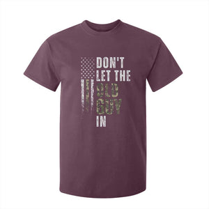 Funny Dont Let The Old Guy In T Shirt For Kid Vintage Camo American Flag TS11 Maroon Print Your Wear