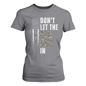 Funny Dont Let The Old Guy In T Shirt For Women Vintage Camo American Flag TS11 Charcoal Print Your Wear