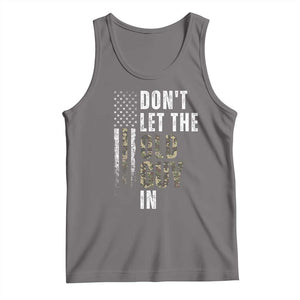 Funny Dont Let The Old Guy In Tank Top Vintage Camo American Flag TS11 Deep Heather Print Your Wear