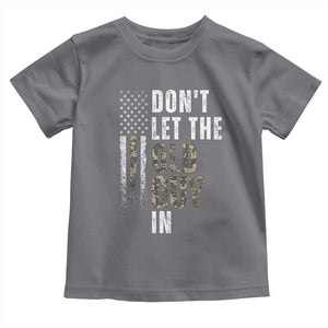 Funny Dont Let The Old Guy In Toddler T Shirt Vintage Camo American Flag TS11 Charcoal Print Your Wear