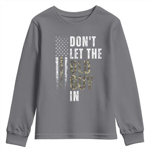 Funny Dont Let The Old Guy In Youth Sweatshirt Vintage Camo American Flag TS11 Charcoal Print Your Wear
