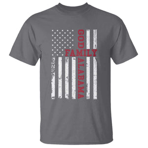 God Family Alabama T Shirt AL Game Day Christian American Flag